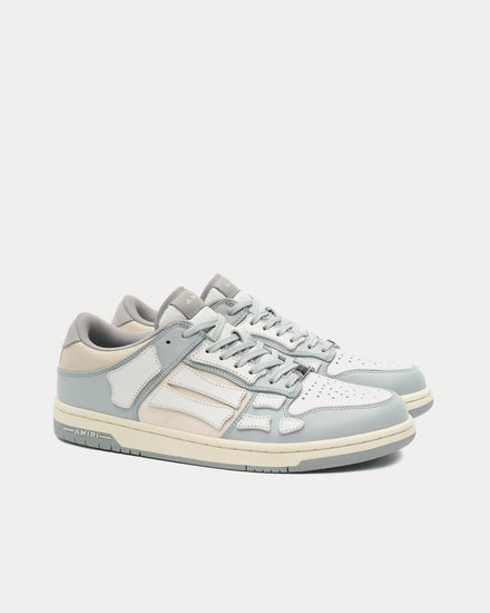 AMIRI Skel-Top Leather Grey Low Top Sneakers - 2