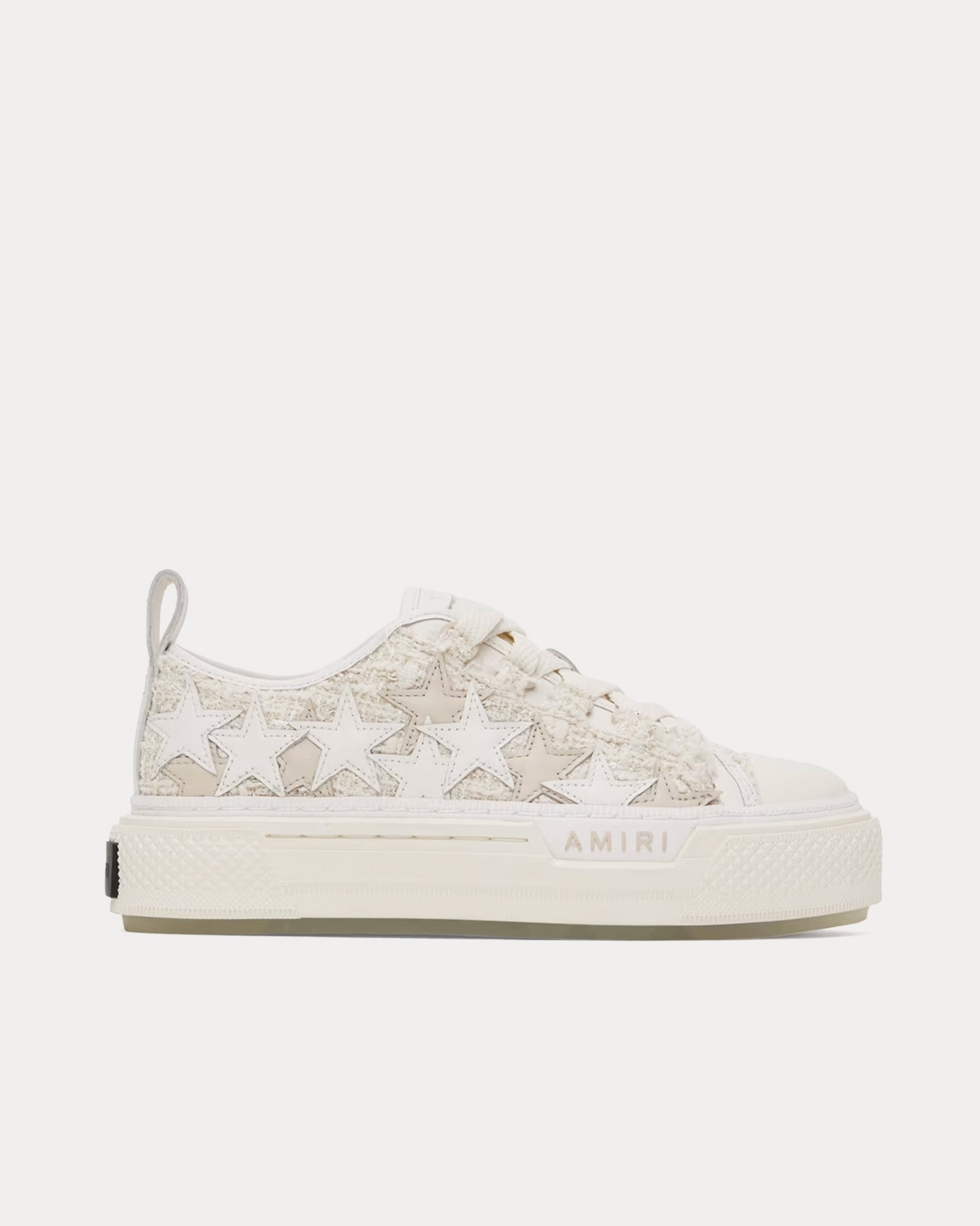 AMIRI - Stars Court Boucle Alabaster Low Top Sneakers