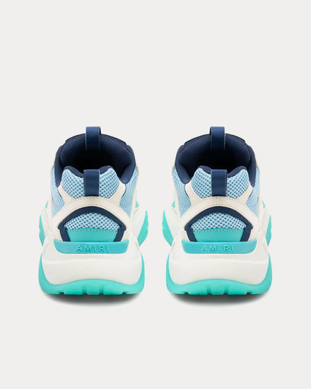 AMIRI Bone Runner Baby Blue / Off-White Low Top Sneakers - 3