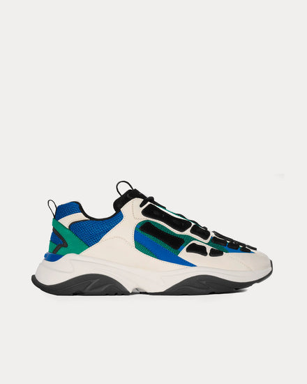 AMIRI Bone Runner Black / Teal Low Top Sneakers - 1