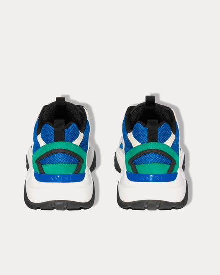 AMIRI Bone Runner Black / Teal Low Top Sneakers - 3