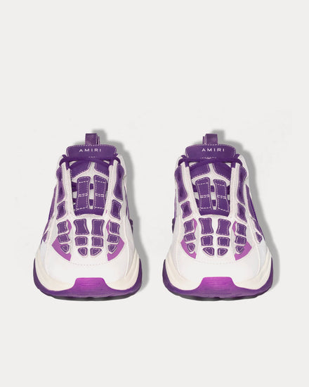 AMIRI Men's Bone Runner Purple / White Low Top Sneakers