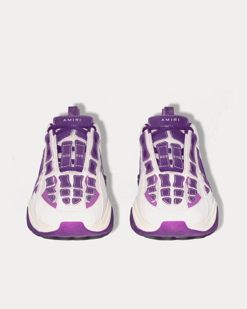 AMIRI Bone Runner Purple / White Low Top Sneakers - 2