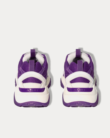 AMIRI Men's Bone Runner Purple / White Low Top Sneakers