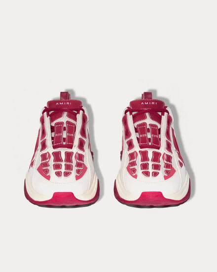 AMIRI Bone Runner Red / White Low Top Sneakers - 2