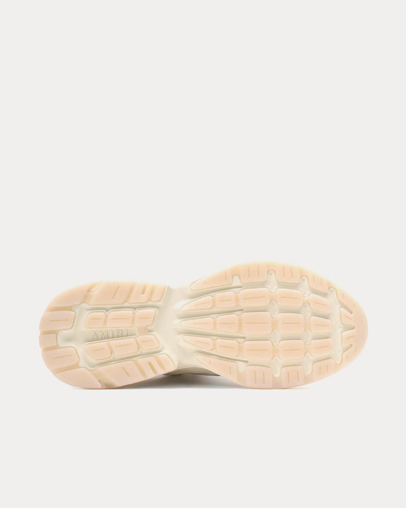 AMIRI Bone Runner Stone Grey / Off-White Low Top Sneakers - 4
