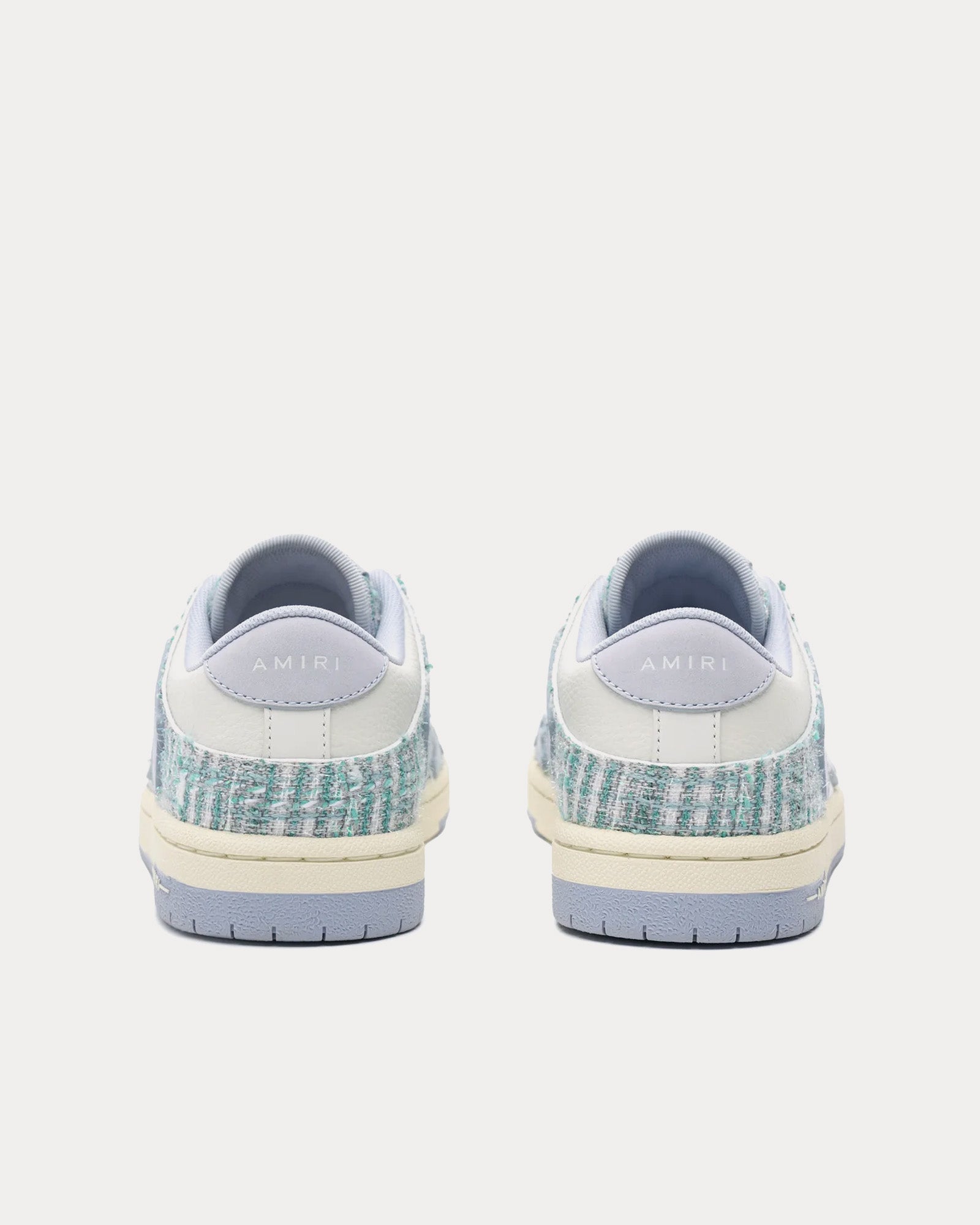 AMIRI - Skel-Top Boucle Grey / Blue Low Top Sneakers