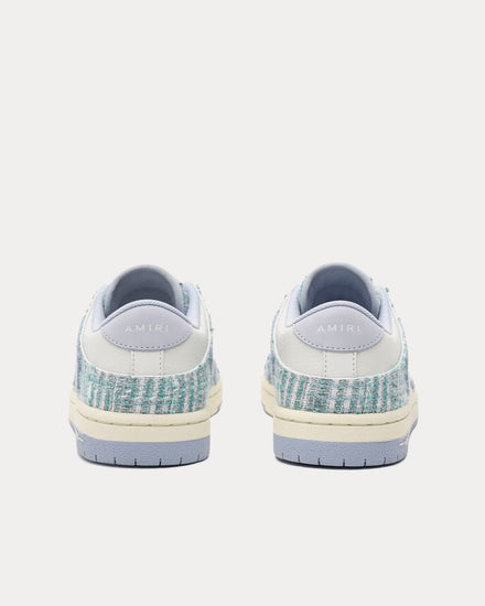 AMIRI Women's Skel-Top Boucle Grey / Blue Low Top Sneakers