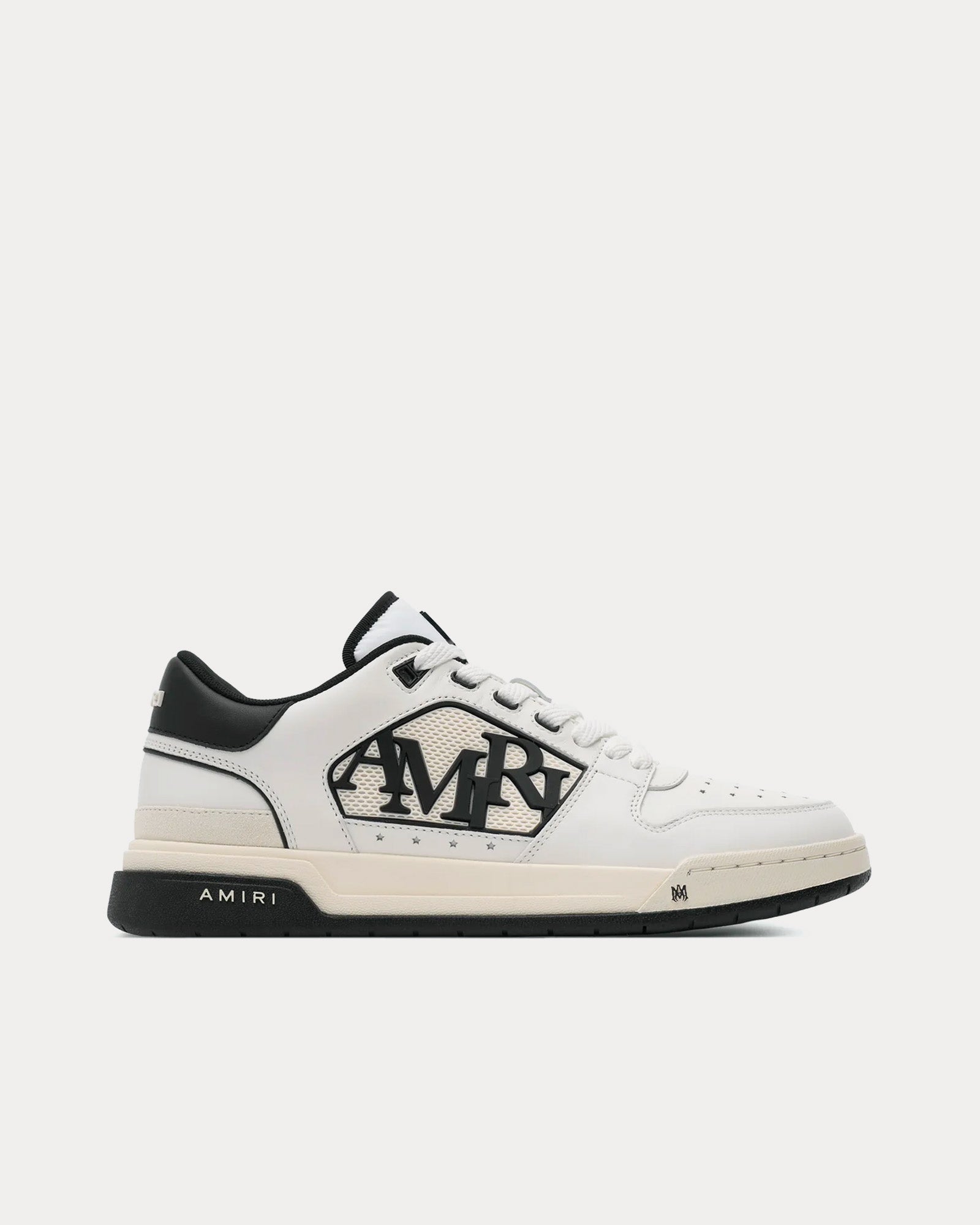 AMIRI - Classic White / Black Low Top Sneakers
