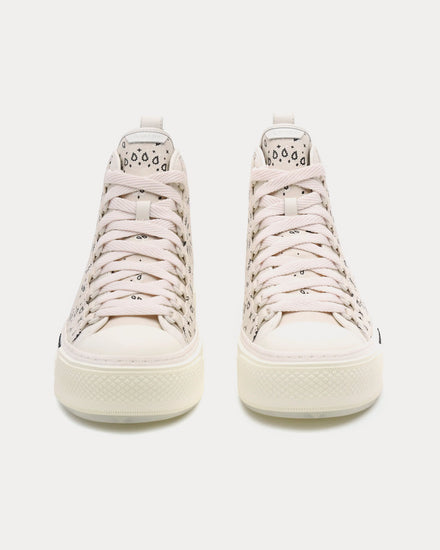 AMIRI Men's Court Bandana Alabaster High Top Sneakers & Trainers