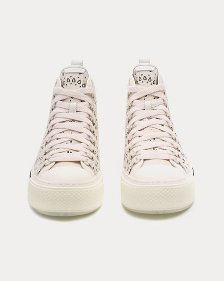 AMIRI Court Bandana Alabaster High Top Sneakers - 2