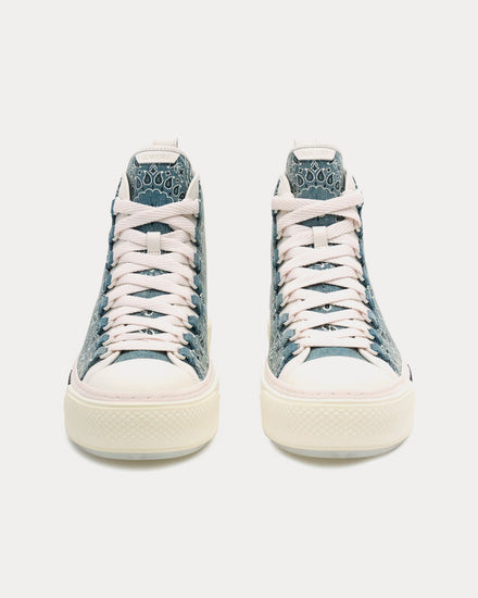 AMIRI Court Clay Indigo High Top Sneakers - 2
