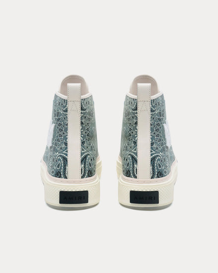 AMIRI Court Baby Blue High Top Sneakers - 4