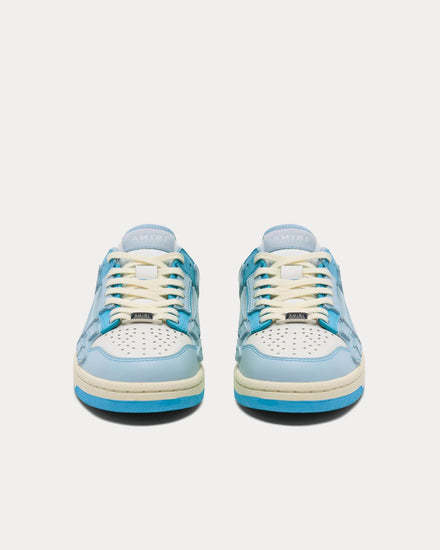 AMIRI Skel-Top Leather Blue Low Top Sneakers - 2