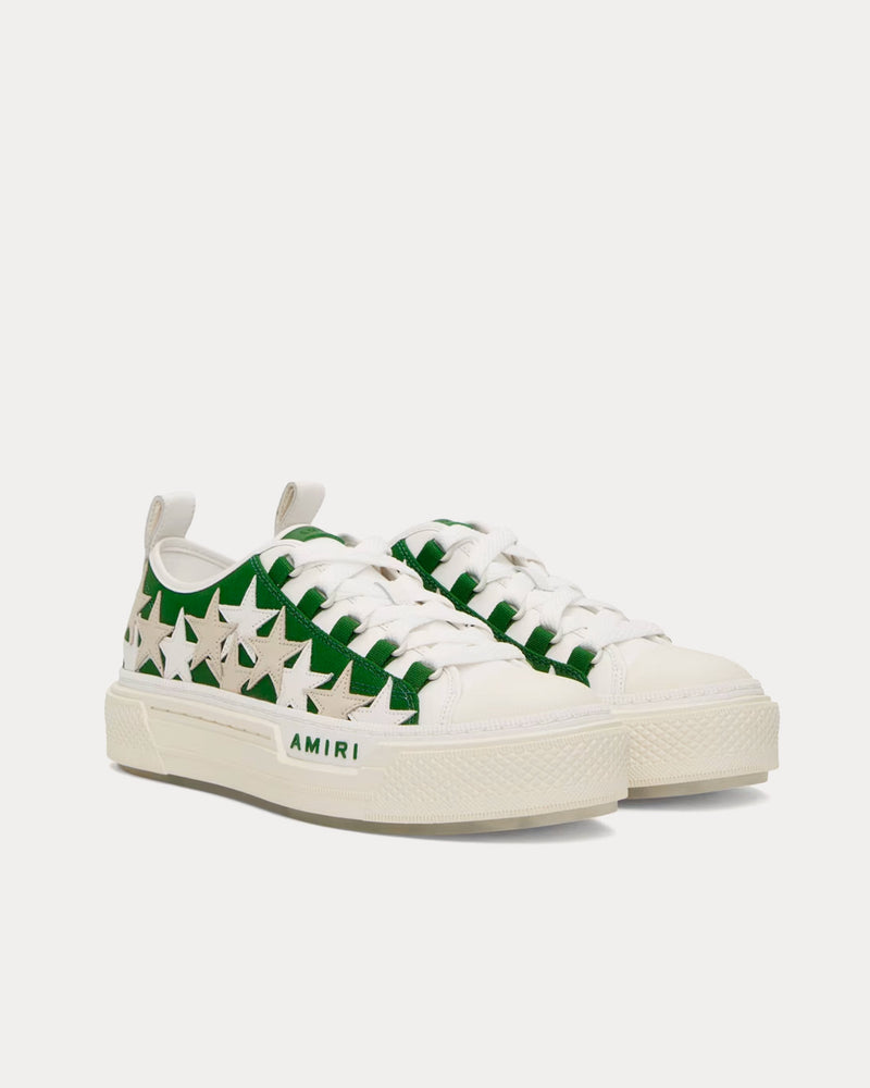 AMIRI Stars Court Green Low Top Sneakers - 2