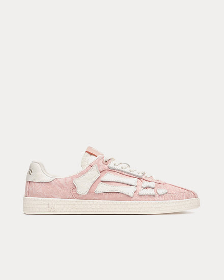 AMIRI Pacific Bones in Bandana Denim Evening Sand Low Top Sneakers - 1