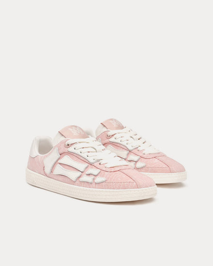 AMIRI Pacific Bones in Bandana Denim Evening Sand Low Top Sneakers - 2