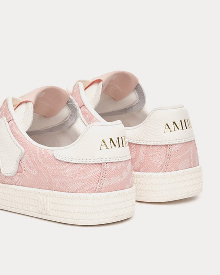 AMIRI Pacific Bones in Bandana Denim Evening Sand Low Top Sneakers - 5