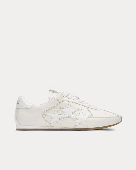 AMIRI Pacific Flat Leather Birch Low Top Sneakers - 1