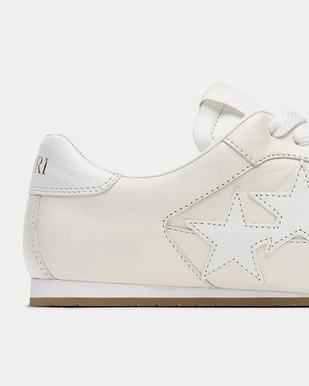 AMIRI Pacific Flat Leather Birch Low Top Sneakers - 5