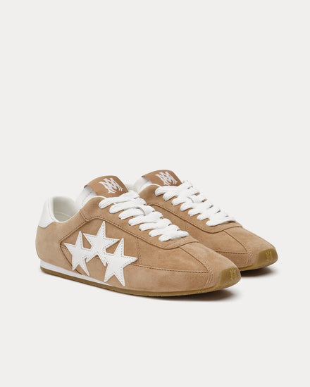 AMIRI Pacific Flat Suede Camel Low Top Sneakers - 2