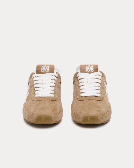 AMIRI Pacific Flat Suede Camel Low Top Sneakers - 3