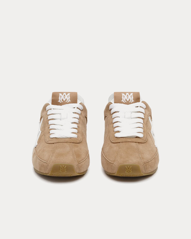 AMIRI Pacific Flat Suede Camel Low Top Sneakers - 3