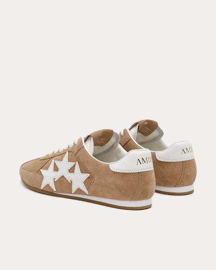 AMIRI Pacific Flat Suede Camel Low Top Sneakers - 4
