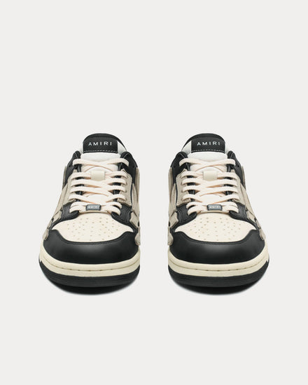 AMIRI Skel-Top Black / Alabaster Low Top Sneakers - 2