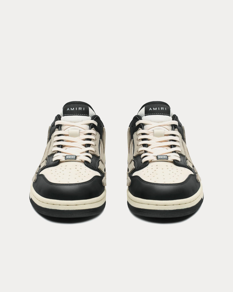 AMIRI Men's Skel-Top Black / Alabaster Low Top Sneakers