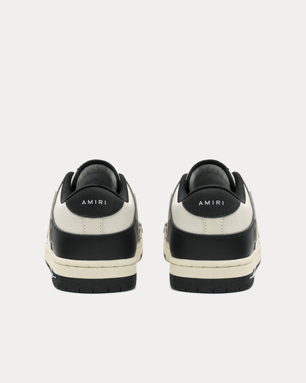 AMIRI Skel-Top Black / Alabaster Low Top Sneakers - 3