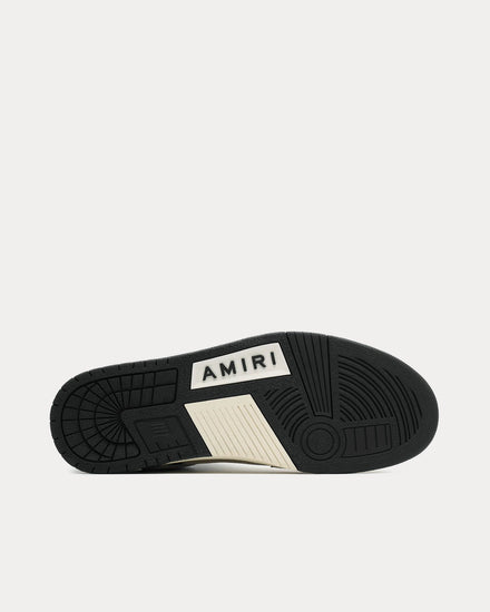 AMIRI Skel-Top Black / Alabaster Low Top Sneakers - 4