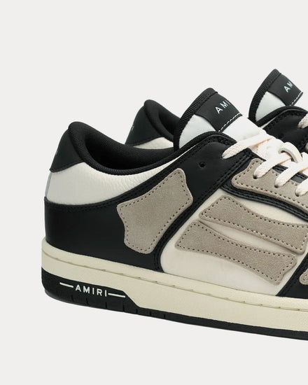 AMIRI Men's Skel-Top Black / Alabaster Low Top Sneakers