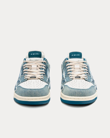 AMIRI Skel-Top Slate Blue Low Top Sneakers - 2