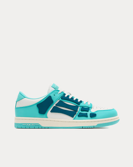 AMIRI Skel-Top Aqua Blue Low Top Sneakers - 1