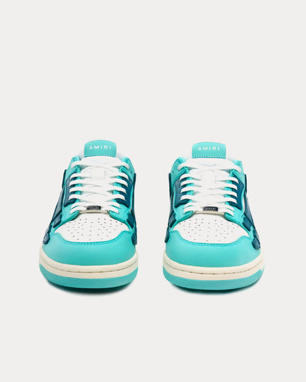AMIRI Skel-Top Aqua Blue Low Top Sneakers - 2