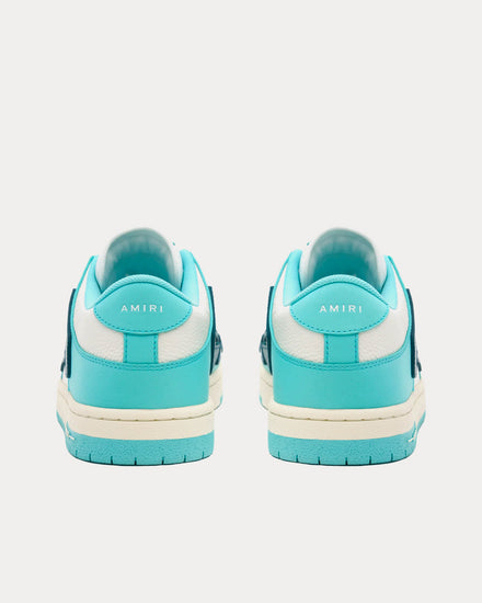 AMIRI Skel-Top Aqua Blue Low Top Sneakers - 3