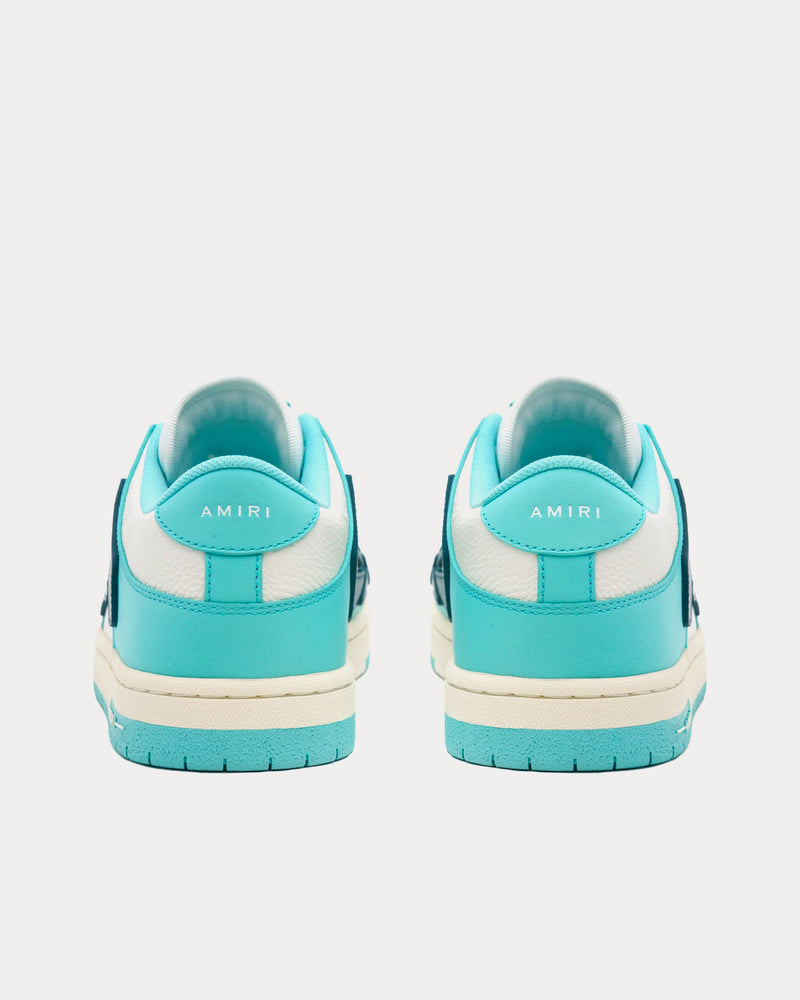 AMIRI Skel-Top Aqua Blue Low Top Sneakers - 3