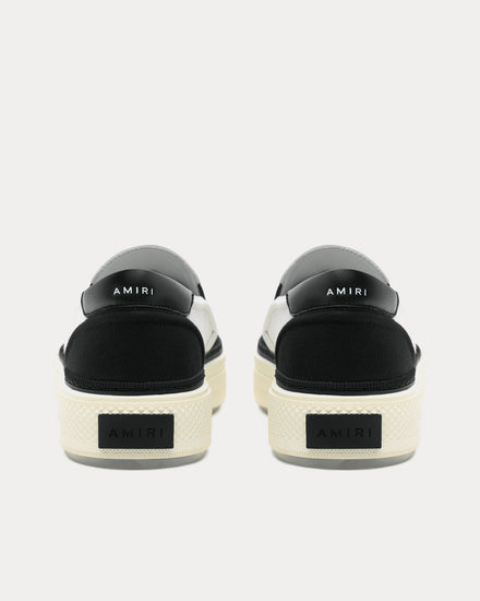 AMIRI Court White / Black Slip On Sneakers - 3