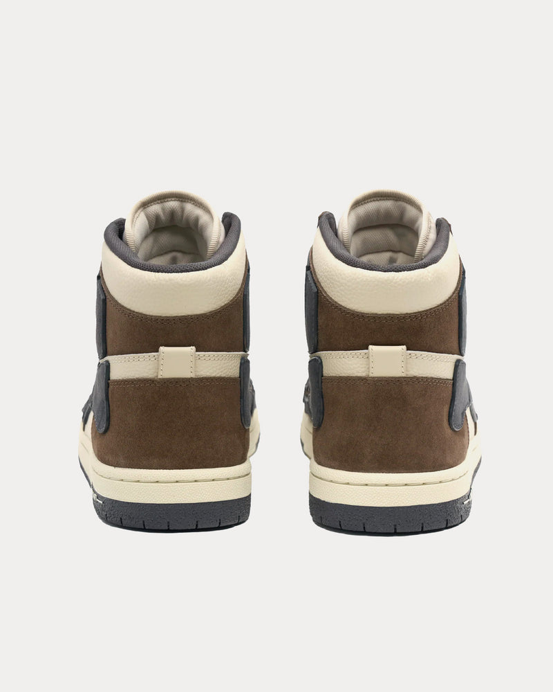 AMIRI Skel Top Brown / Grey / Beige High Top Sneakers - 3