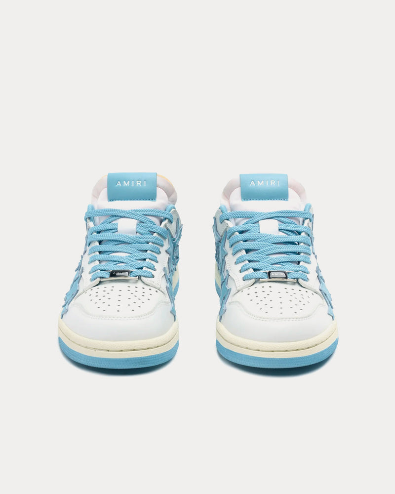 【AMIRI】ブルー＆ホワイト Stars Low スニーカー AMIRI Blue & White Stars Low Sneakers Amiri