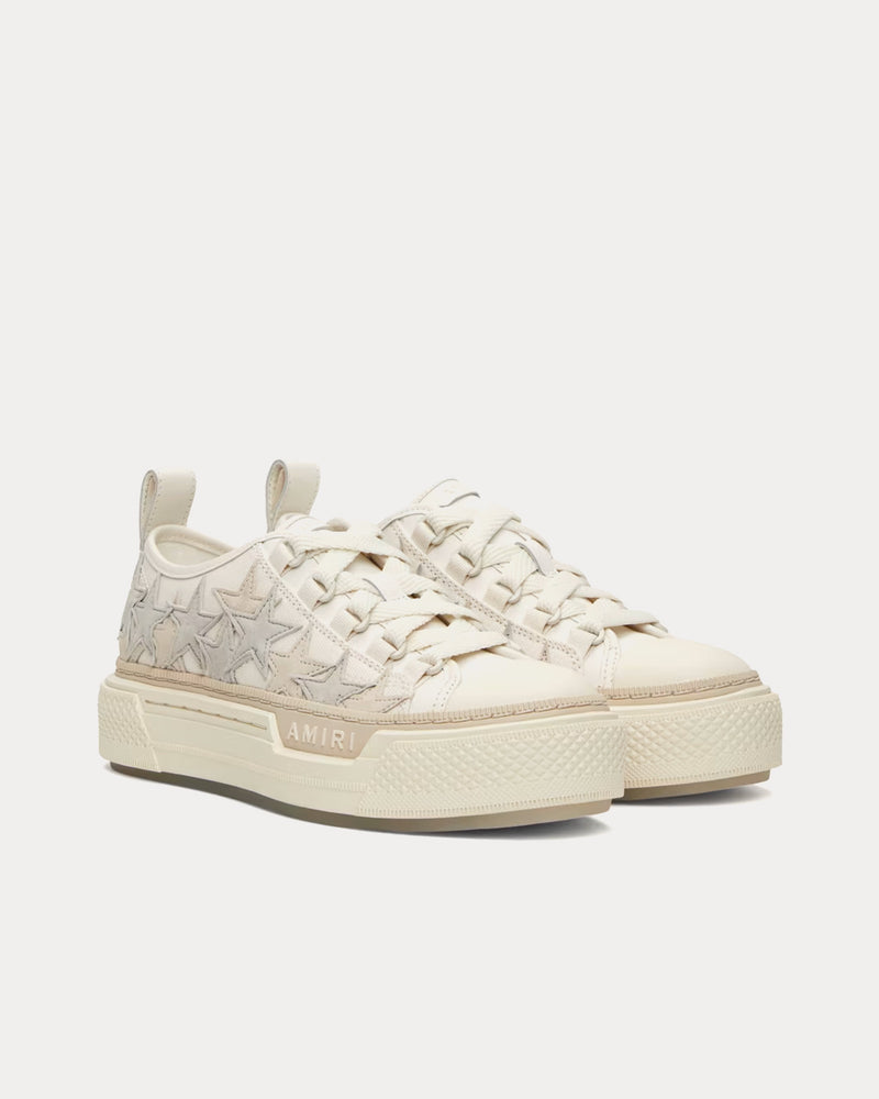 AMIRI Women's Stars Court Off White / Alabaster Low Top