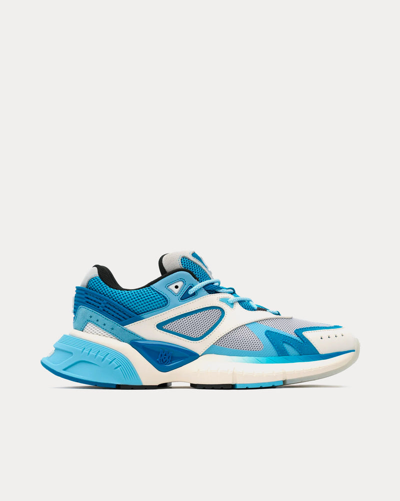 AMIRI Men's MA Runner Blue Low Top Sneakers