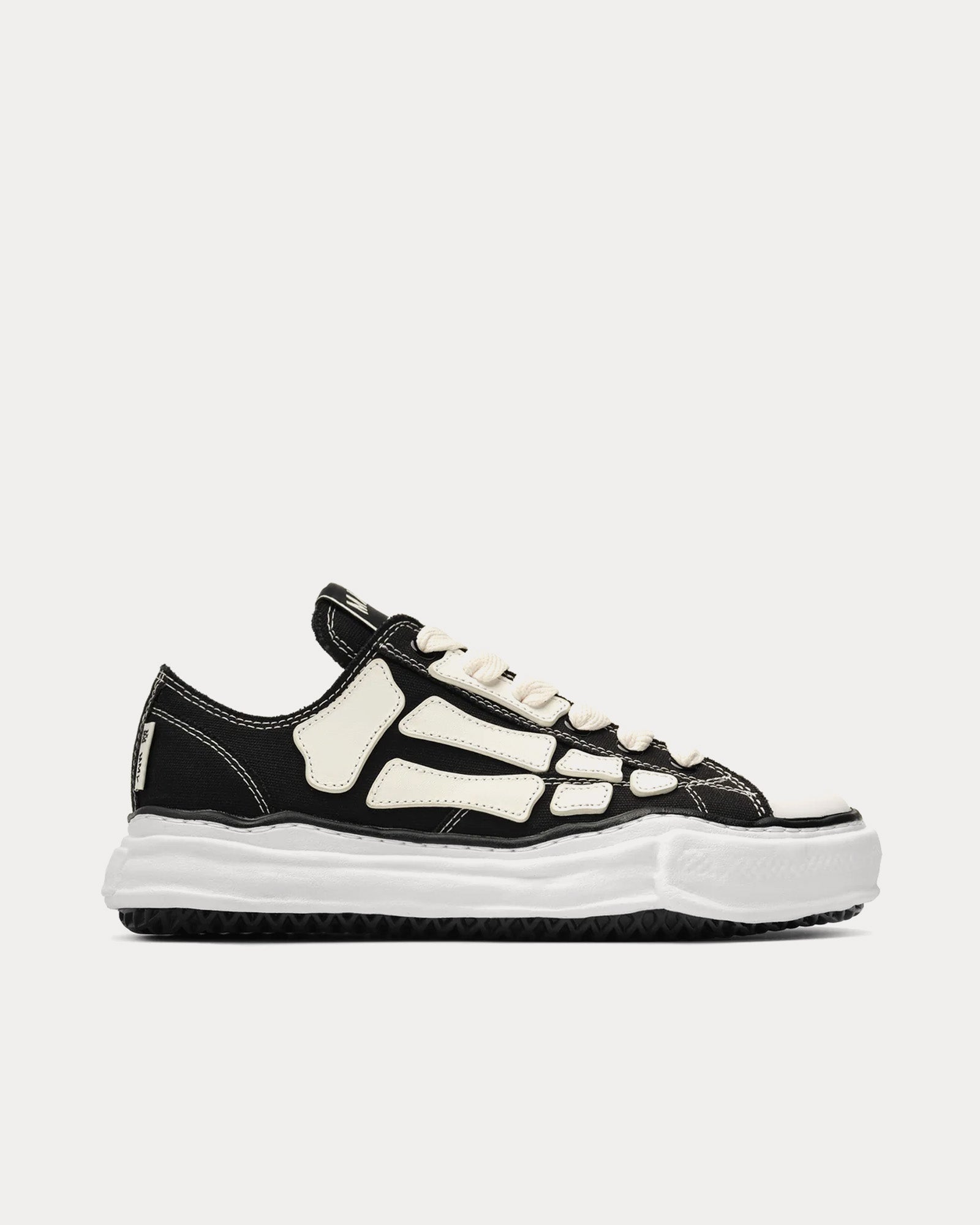 AMIRI x Mihara Yasuhiro Men's MMY Bones Black / White Low Top Sneakers