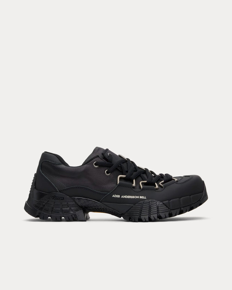 Andersson Bell Men's Diagonale Black Low Top Sneakers & Trainers