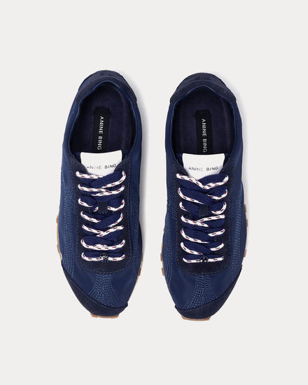 Anine Bing Juna Navy Low Top Sneakers - 2