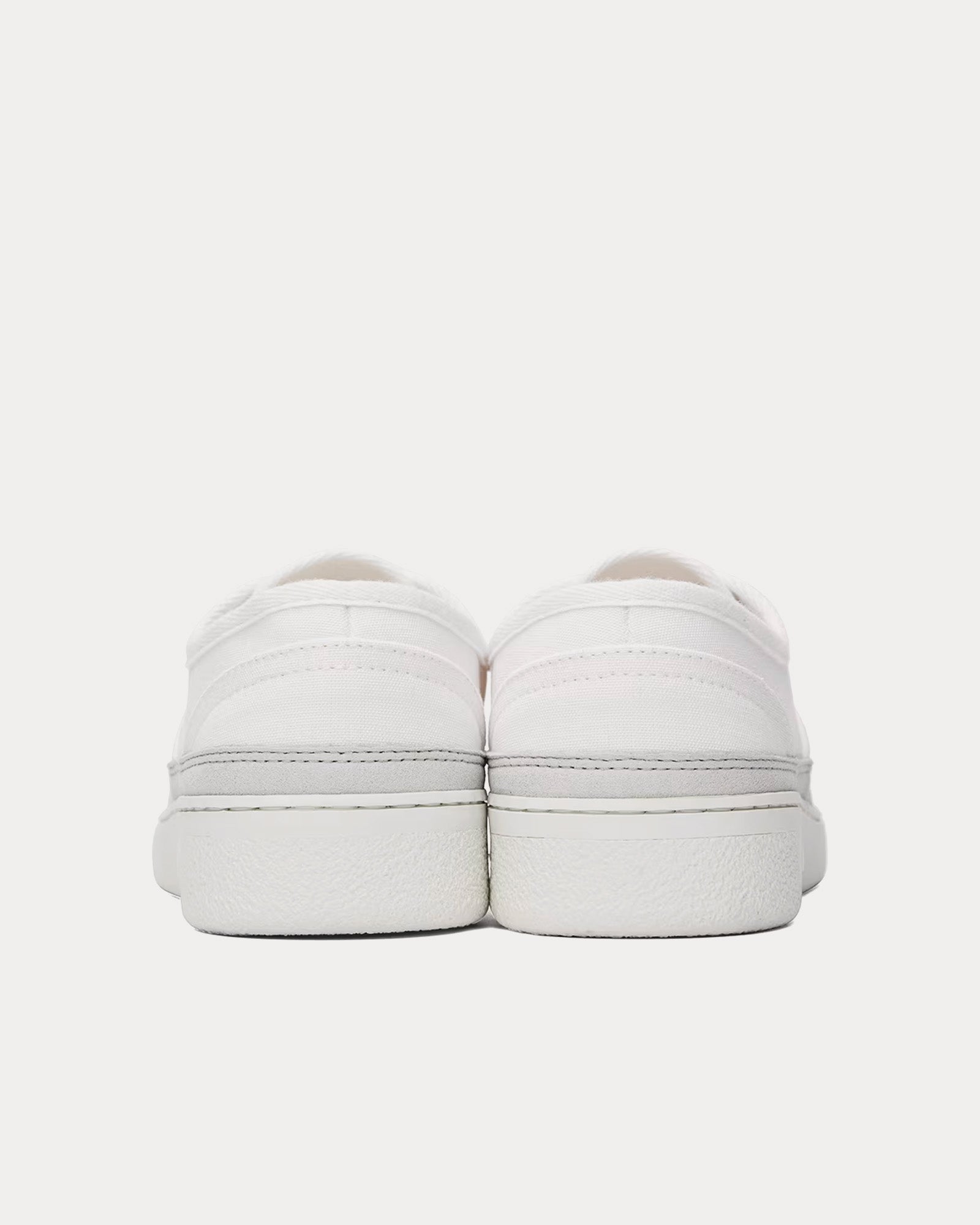 A.P.C. - Plain Simple Canvas White Low Top Sneakers