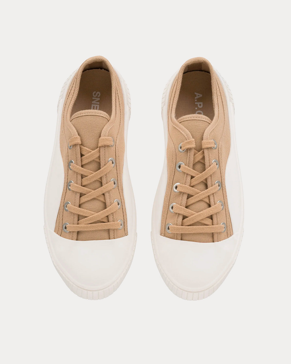 A.P.C. - Iggy Basse Camel Low Top Sneakers