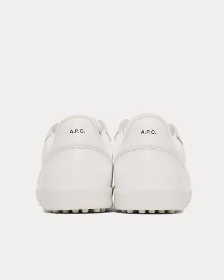 A.P.C. Moe White Low Top Sneakers - 4