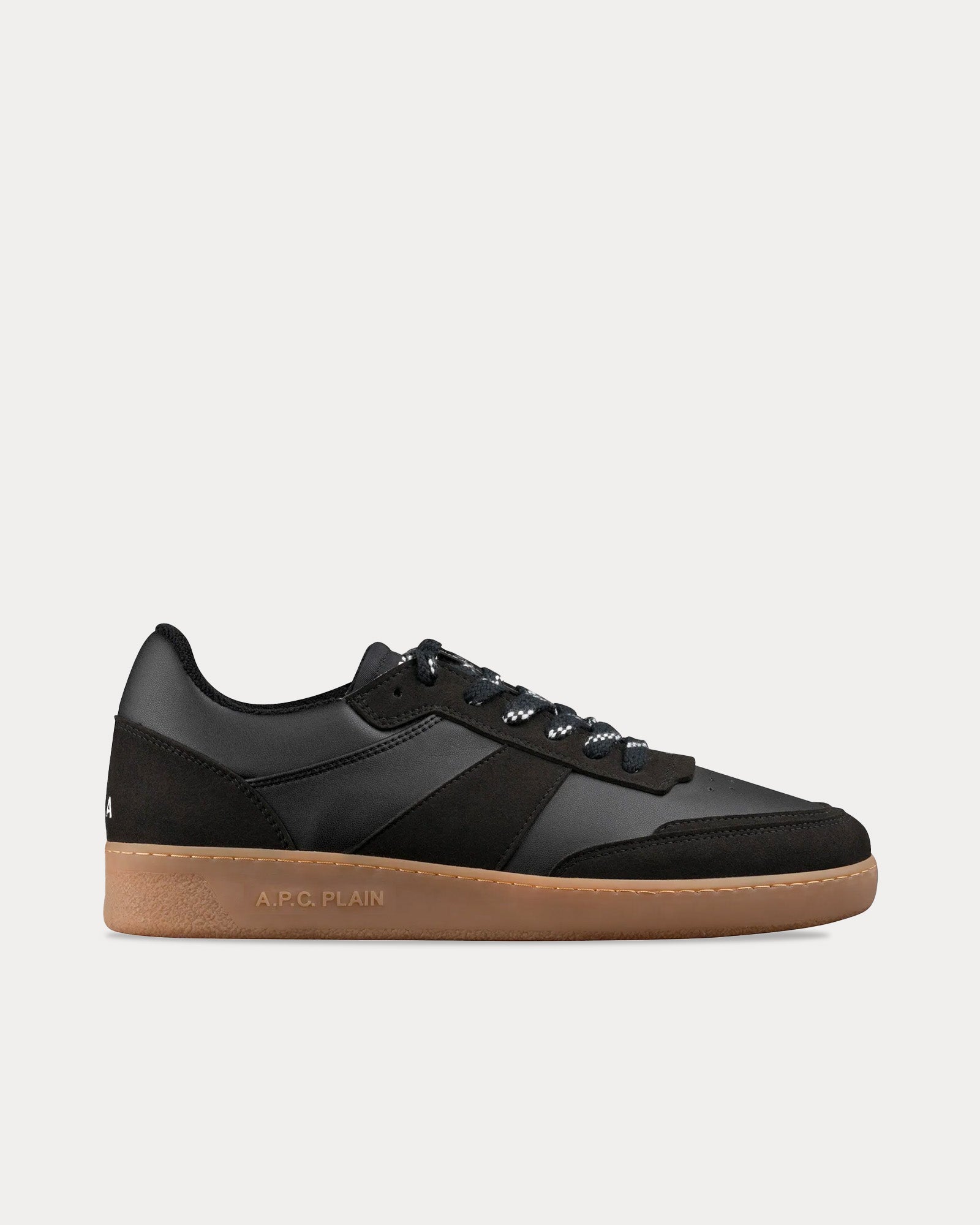A.P.C. - Plain Black Low Top Sneakers